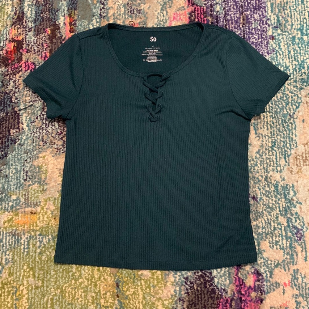 Kohls blue blouse